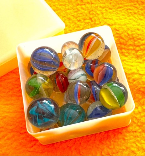 Alte glas murmeln - glas-murmeln, /