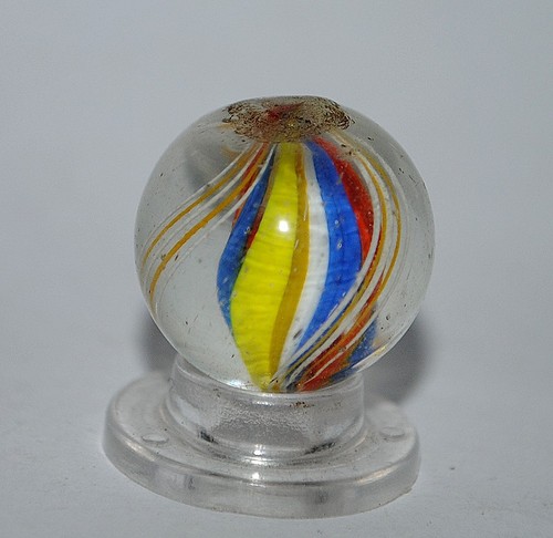 Alte glasmurmel ribbon core - glasmurmel,ribbon,