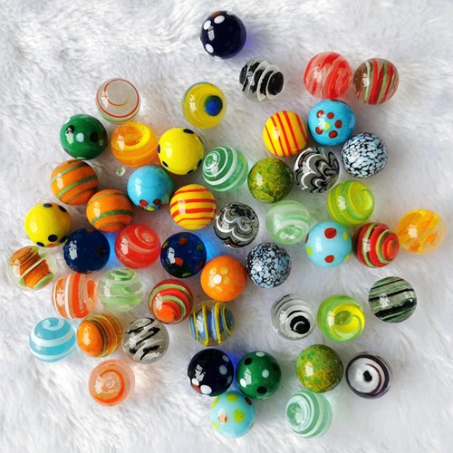 Glasmurmeln glas 16mm - glasmurmeln, bunt