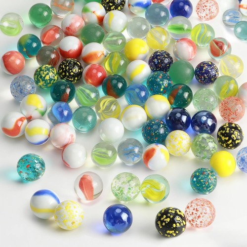 100er set glasmurmeln - set,