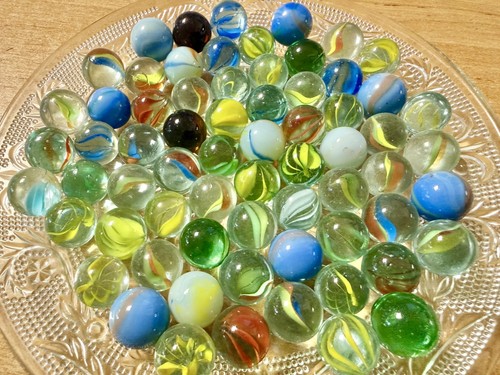 Bunte murmeln glasmurmeln - 60,