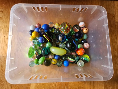 Unterschiedliche glasmurmeln - unterschiedliche,