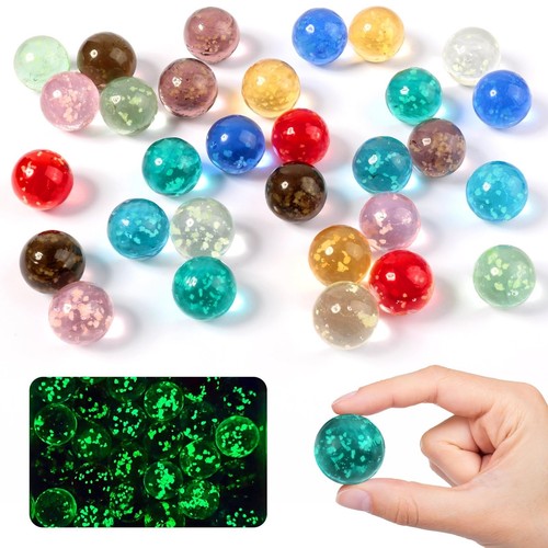 30x murmeln glas - glas, bunt
