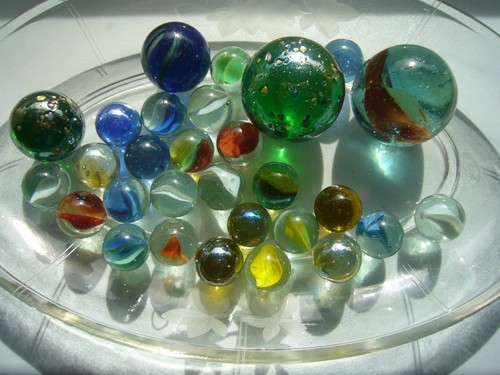Glasmurmeln verschiedene - 29,