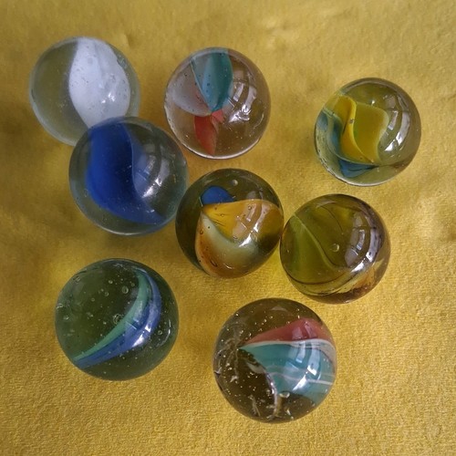 Vintage ddr alte glasmurmeln - 8,