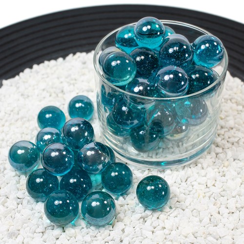 1kg glasmurmeln shine - shine, türkis