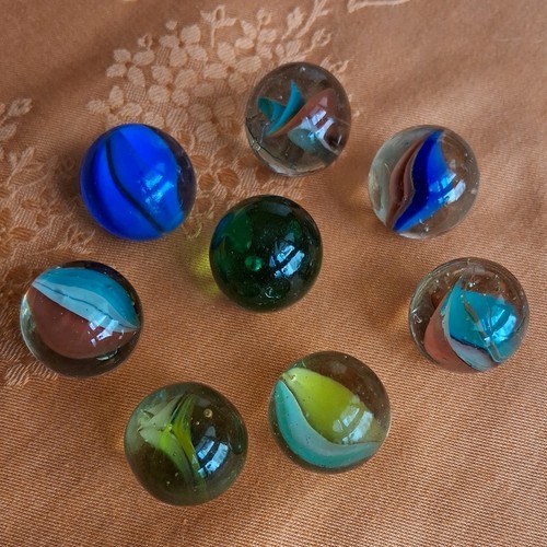 Vintage ddr alte glasmurmeln - vintage,