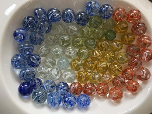 70x glasmurmeln konvolut - 70x,