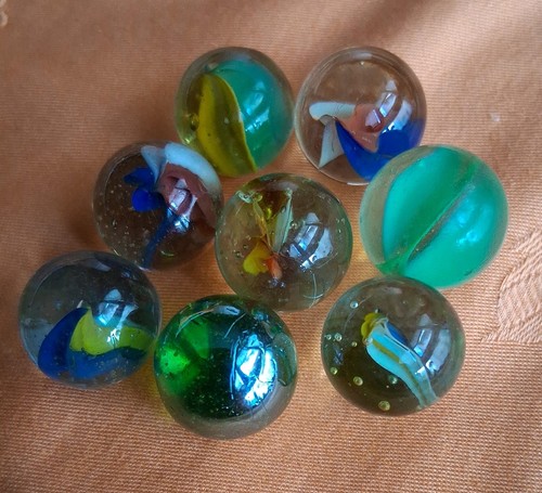 Vintage ddr alte glasmurmeln - vintage,