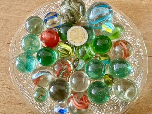 Bunte murmeln glasmurmeln - 30,