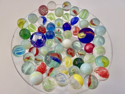 Bunte murmeln glasmurmeln - 60,