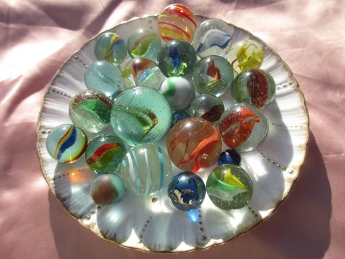 Alte murmeln glas lauscha - glas,,