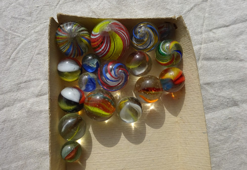 Alte murmeln glass marbles - 25,