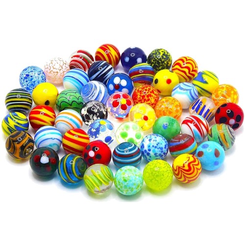 Glasmurmeln 20er set bunte - glasmurmeln,