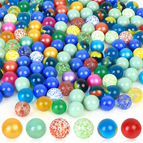 170 stück glasmurmeln - 170, glas