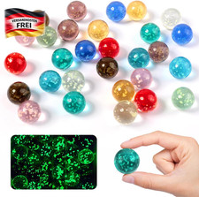 Leuchtende Glasmurmeln Set