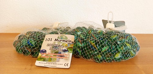 Klassische grüne murmeln 100 - grüne,