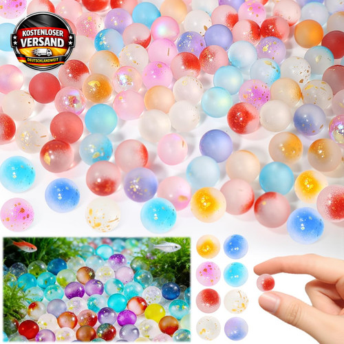 200 stück bunte glasmurmeln - stück,