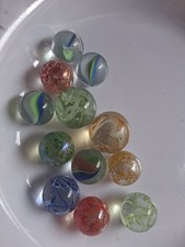 Glasmurmeln 12 Stück