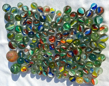 Alte Murmeln Glasmurmeln mit